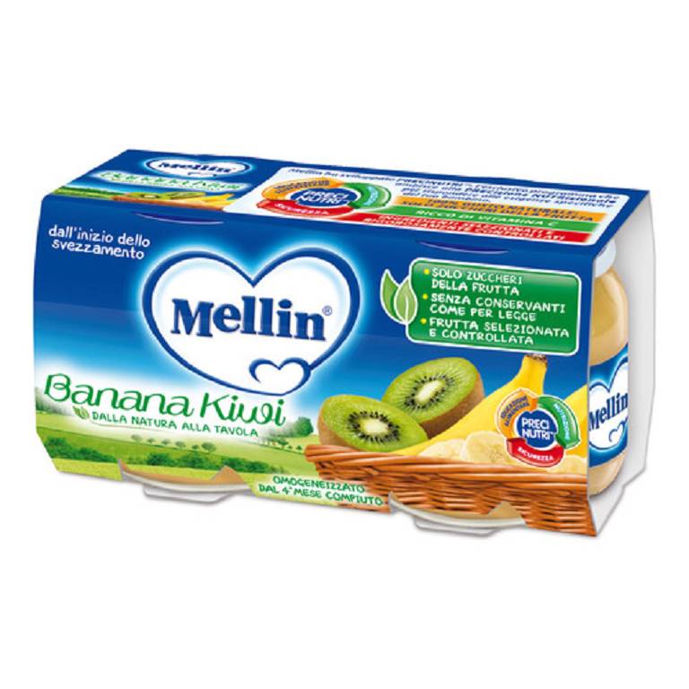 MELLIN OMOG BANANA/KIWI 2X100G