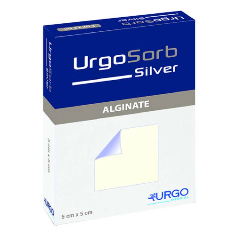 URGOSORB SILVER 5X5CM 10PZ