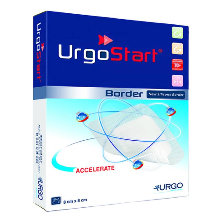 URGOSTART BORDER 8X8CM 3PZ